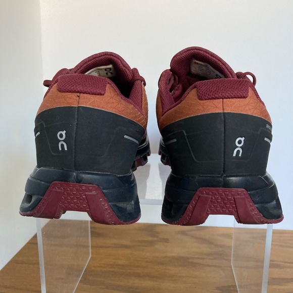 On Cloudventure Waterproof Trail Running Shoes Womens Size 8.5 Rust Orange Color - Picture 9 of 14